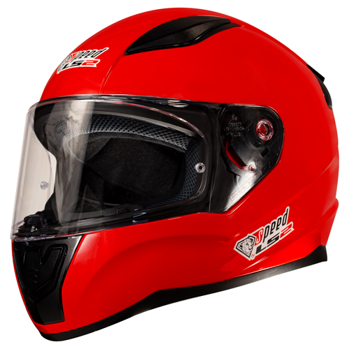 Karthelm Motorradhelm Speed LS2 rot ECE 22.06