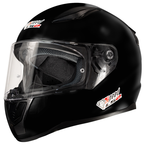 Karthelm Motorradhelm Speed LS2 schwarz/matt ECE 22.06