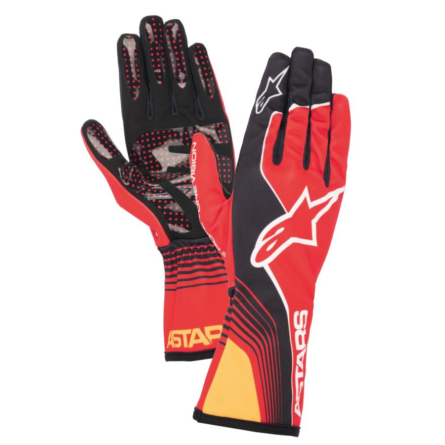 Alpinestars Handschuh Tech 1K Race KID V2 Future rot/schwarz/orange
