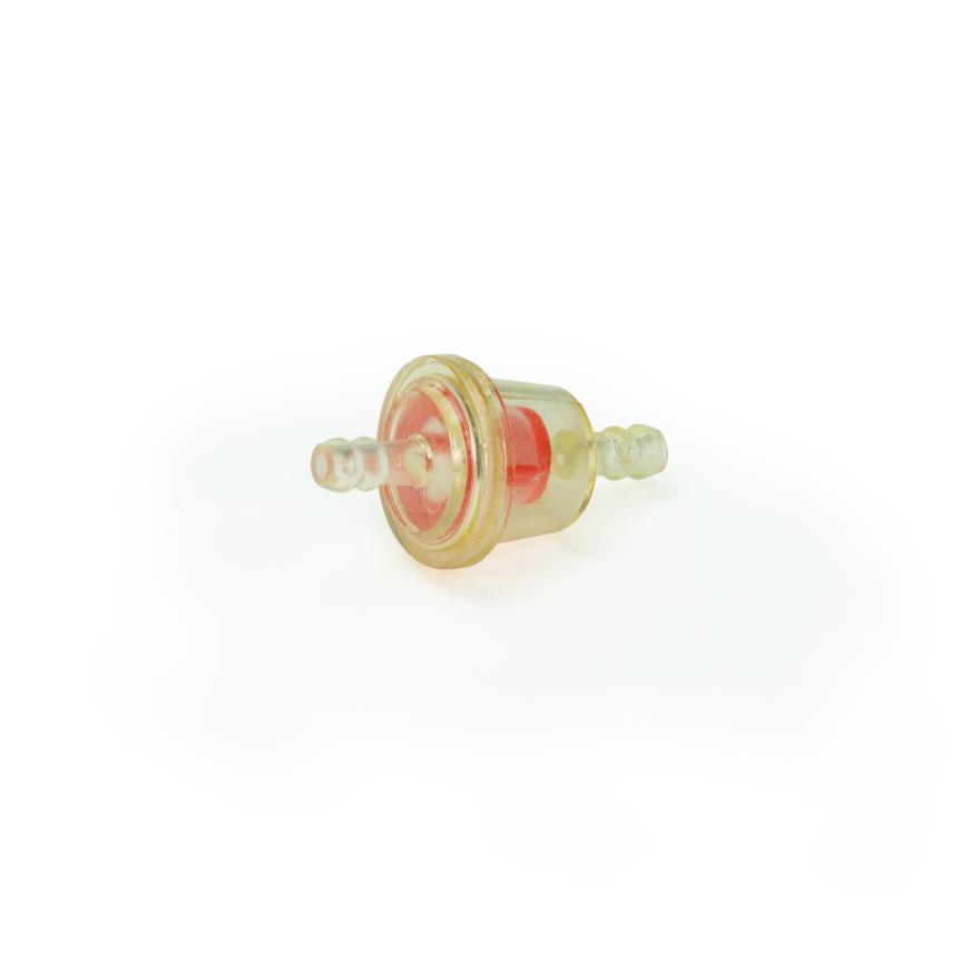 Filtre à essence rond petit pour tuyau de 6 mm L : 50 mm Ø : 27 mm