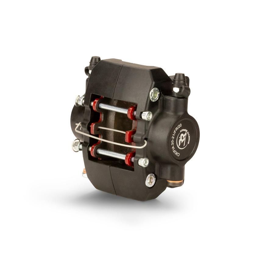 brake caliper hydr. 2-pod black MA20