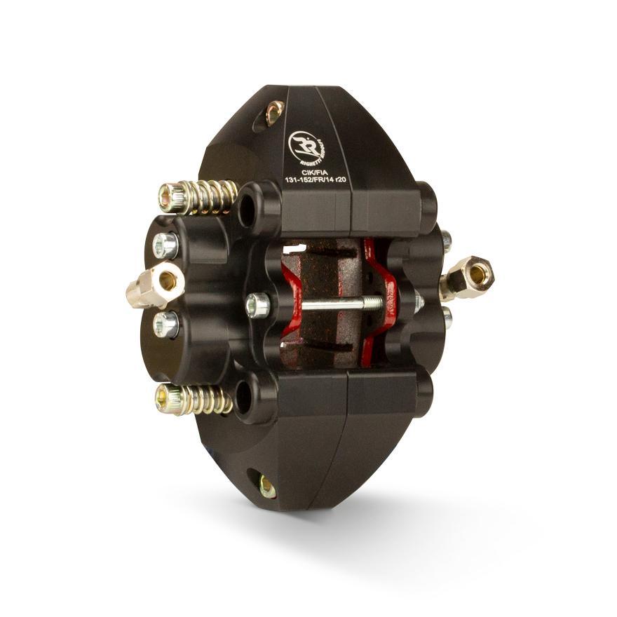 brake caliper hydr. 4-pod black | CIK/FIA