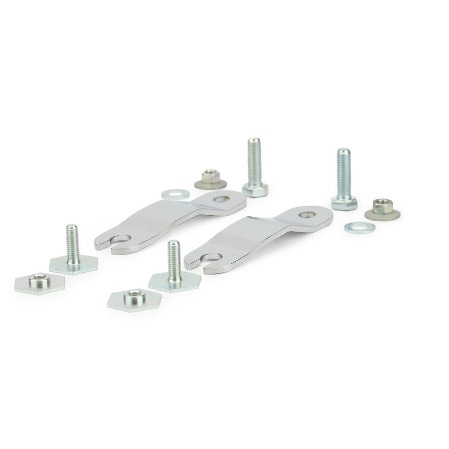 fastening set chain guard integral