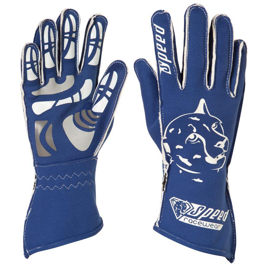 Speed Handschuhe | MELBOURNE G-2 | blau,weiß Karthandschuhe !*SALE*!