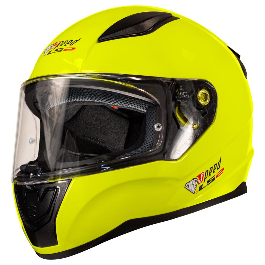 Karthelm Motorradhelm Speed LS2 gelb ECE 22.06