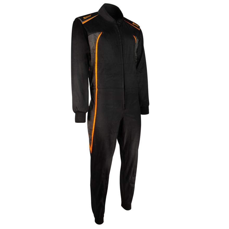 ! Speed Kart Overall DETROIT 2.0 schwarz-neonorange-grau