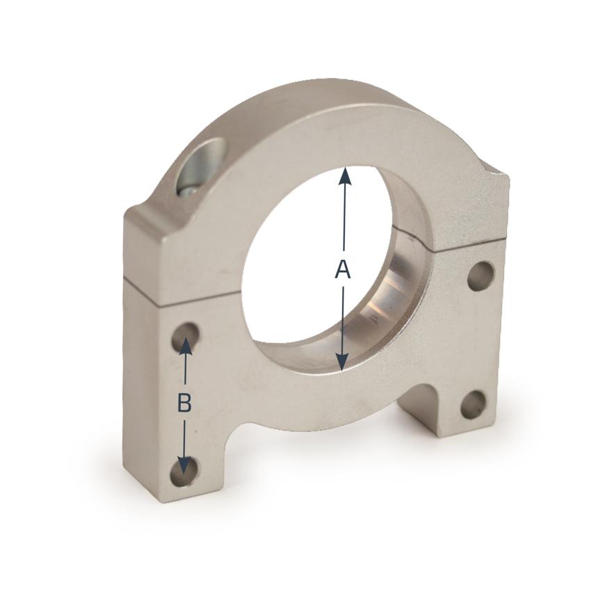housing for axle bearing | hole distance 40mm