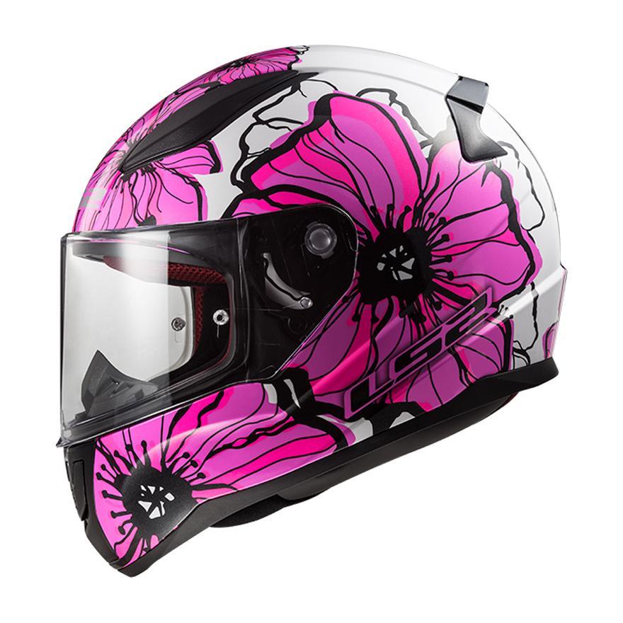 Karthelm Motorradhelm LS2 FF353 Rapid II Poppies