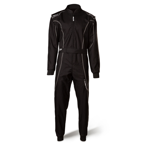 Speed Racing Overall | BARCELONA RS-1 | schwarz Kartoverall Rennoverall 2-lagig !*SALE*!