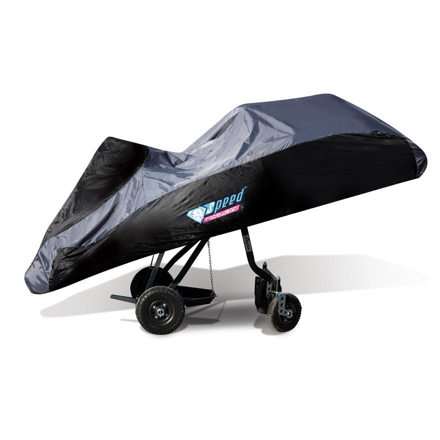 kart cover with steering-wheel bag | Osnabrück KG-2 | grey-black