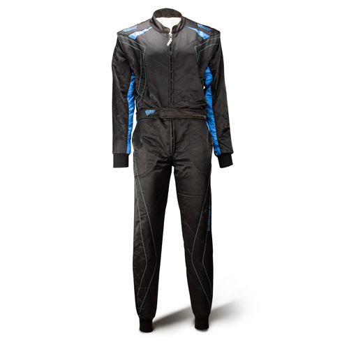 Speed Kartoverall SILVERSTONE RS-2 schwarz/blau !*SALE*!