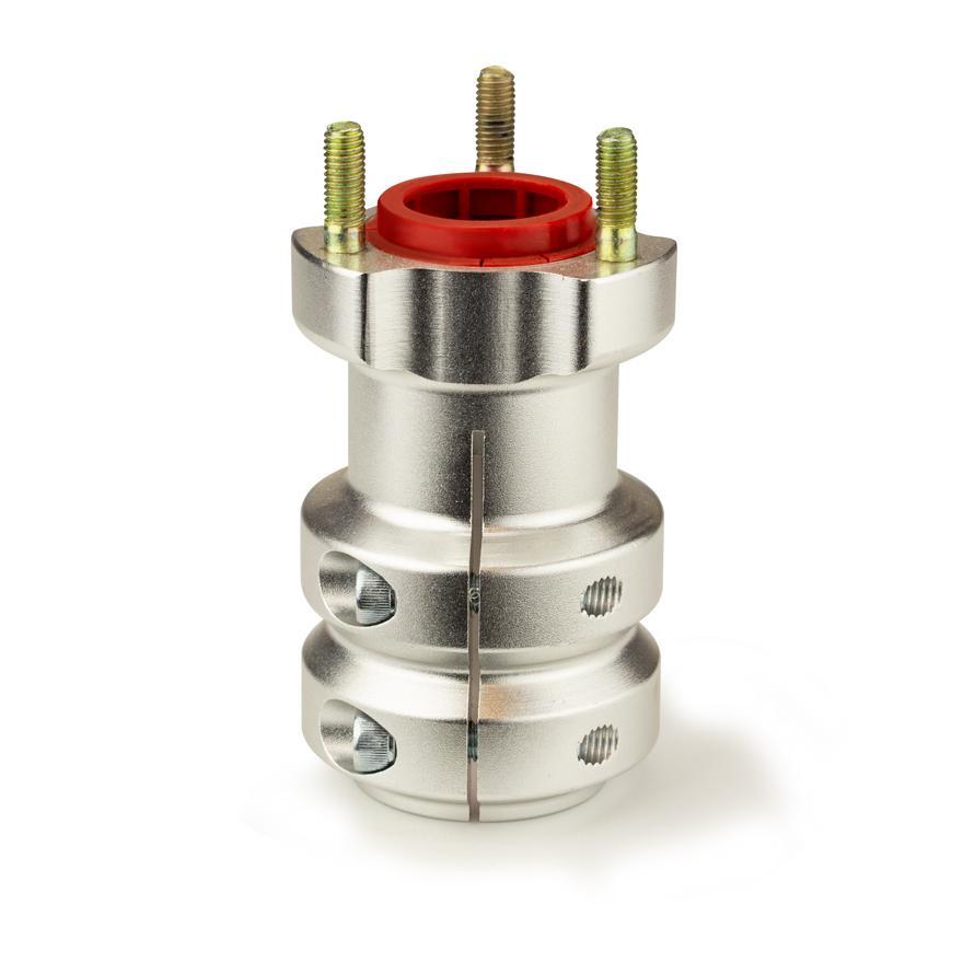rear hub 40 mm | length 115 mm | silver