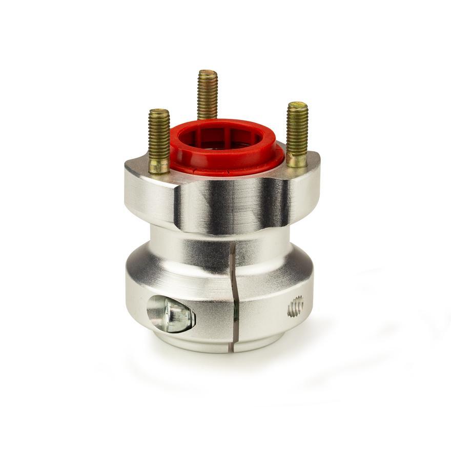 rear hub 40 mm | length 62 mm | silver