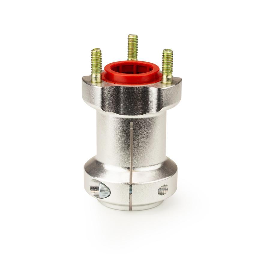 rear hub 40 mm | length 95 mm | silver