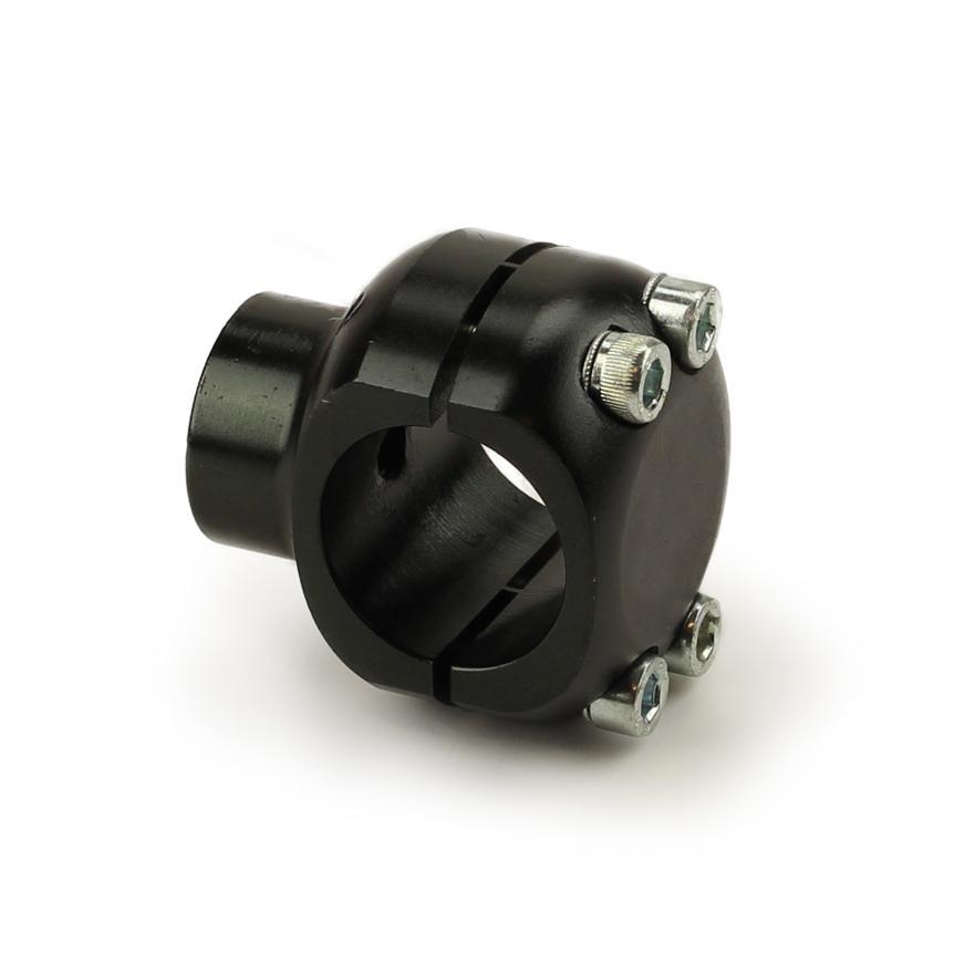 fixation Ø32mm pour siege suppor | Alu noir anodisé