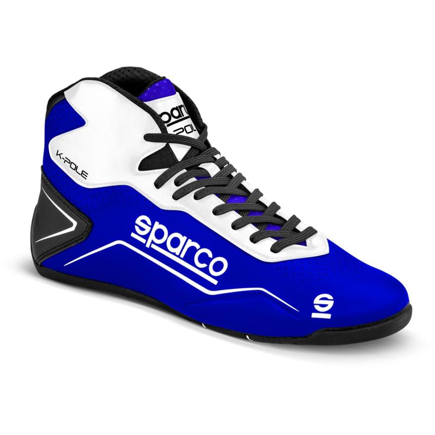 Sparco Kart Schuhe K-POLE dunkelblau/weiß