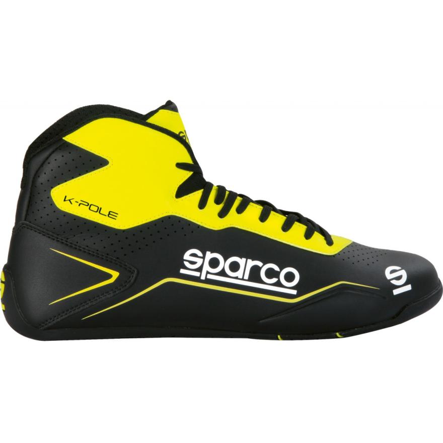 Sparco Kart Schuhe K-POLE schwarz/gelb