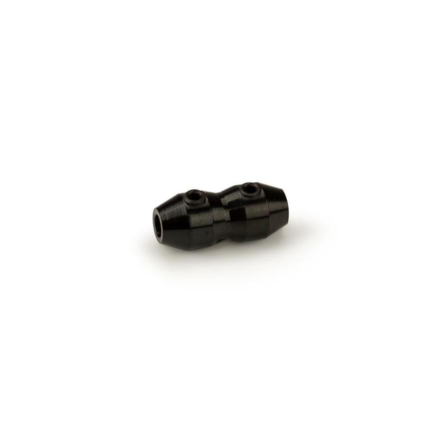 Cable clamp with 2 screws aluminium