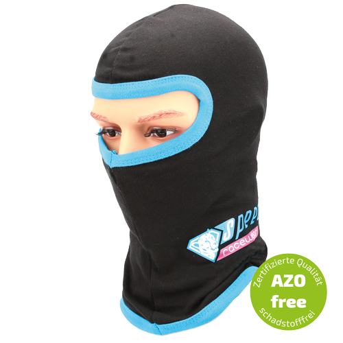 Speed Racewear Sturmhaube Kart Motorsport Racing schwarz | 200 g/m² | Top-Qualität im Polybeutel