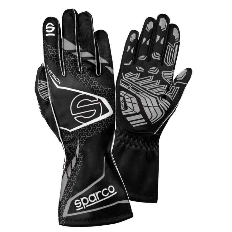 Sparco Karthandschuhe K-Attack schwarz-grau