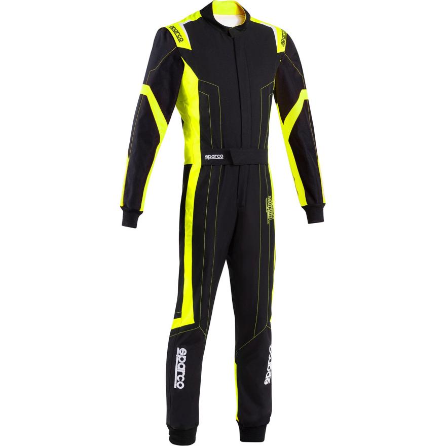 Sparco Kartoverall Thunder Advanced schwarz-gelb