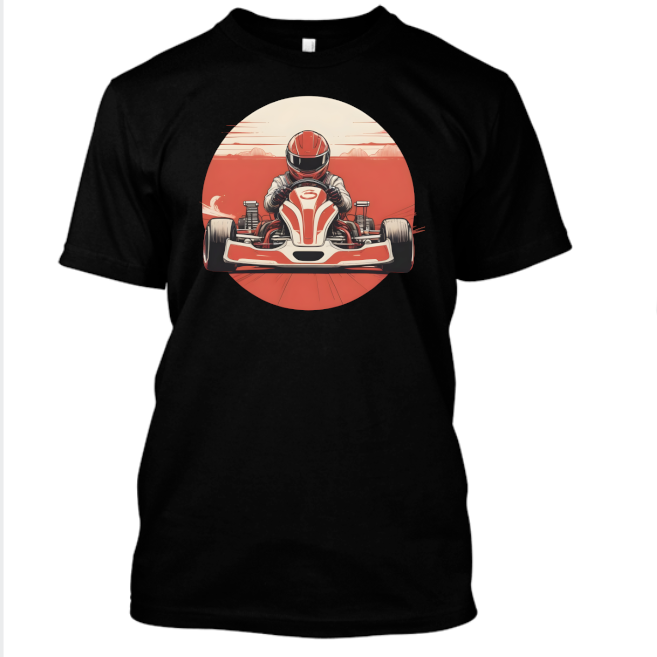 T-Shirt Inkl Digitaldruck Motorsport Racing Design T-6