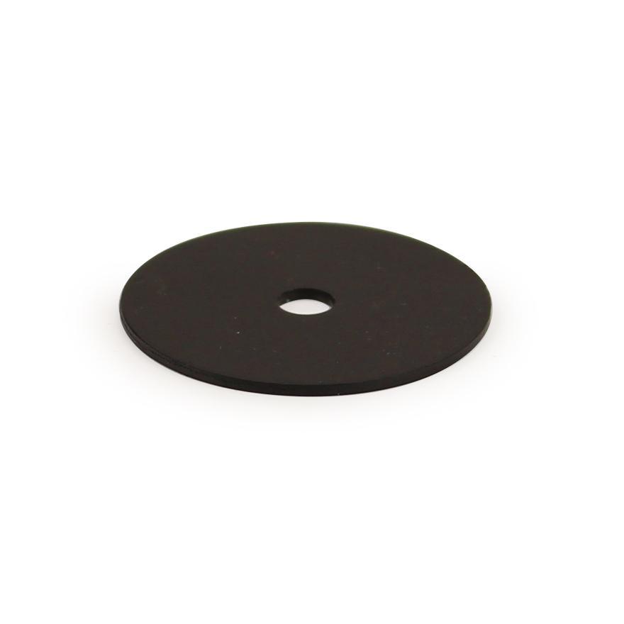 Rondelle en alu pour siege 8,5mm x 60mm , gras: 2mm , noir