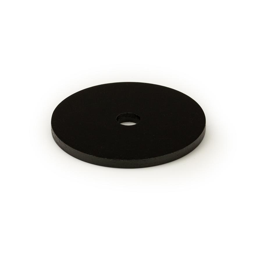 Rondelle en alu pour siege 8,5mm x 60mm , gras: 4mm , noir